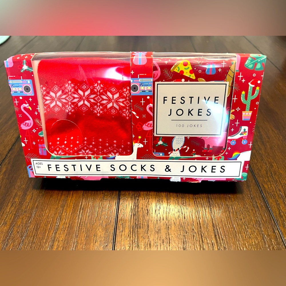 Festive Socks & Joke Book